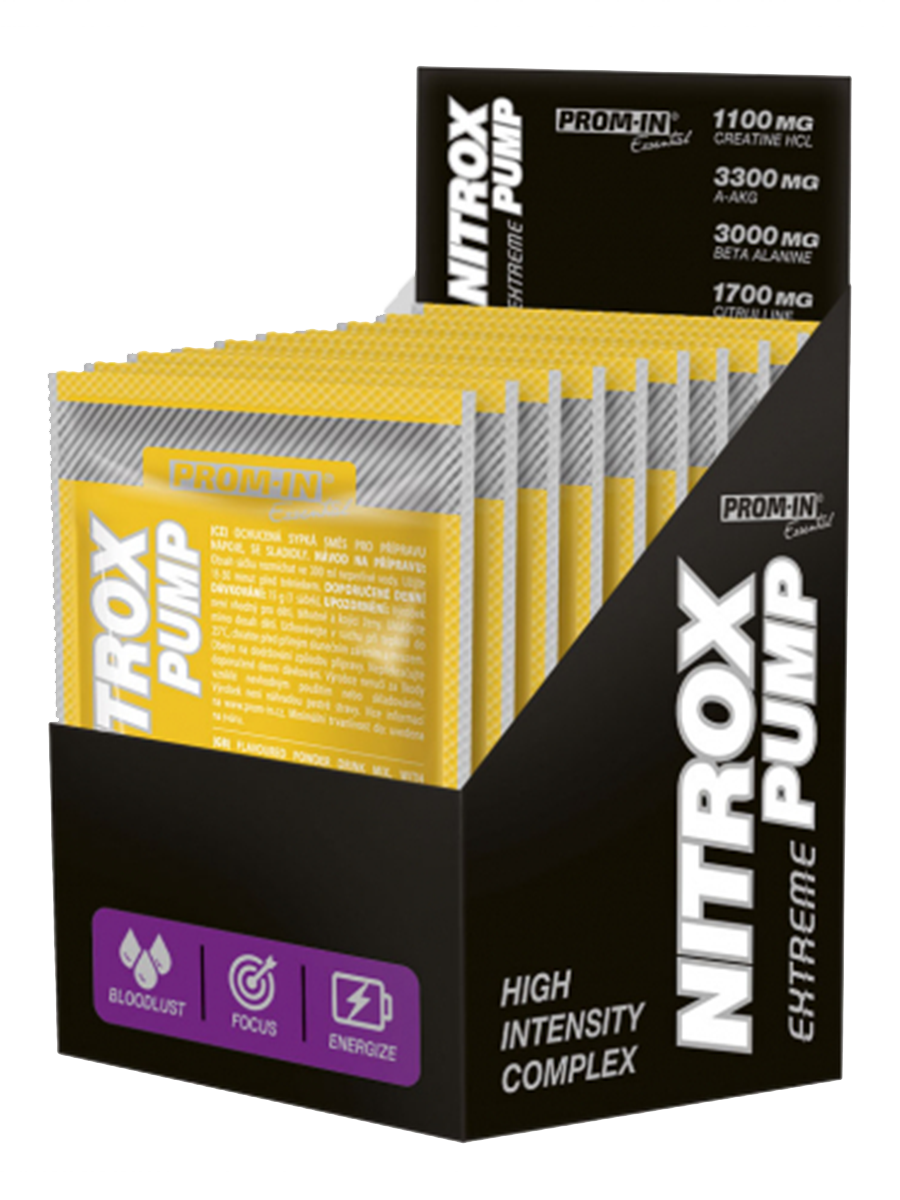 Prom-In Essential Nitrox Pump Extreme 10 x 15 g pomeranč