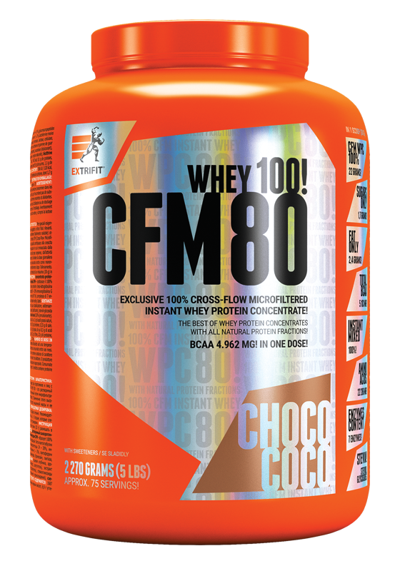 Extrifit CFM Instant Whey 80 2270 g choco coco