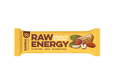 Bombus Raw Energy 50 g peanuts dates