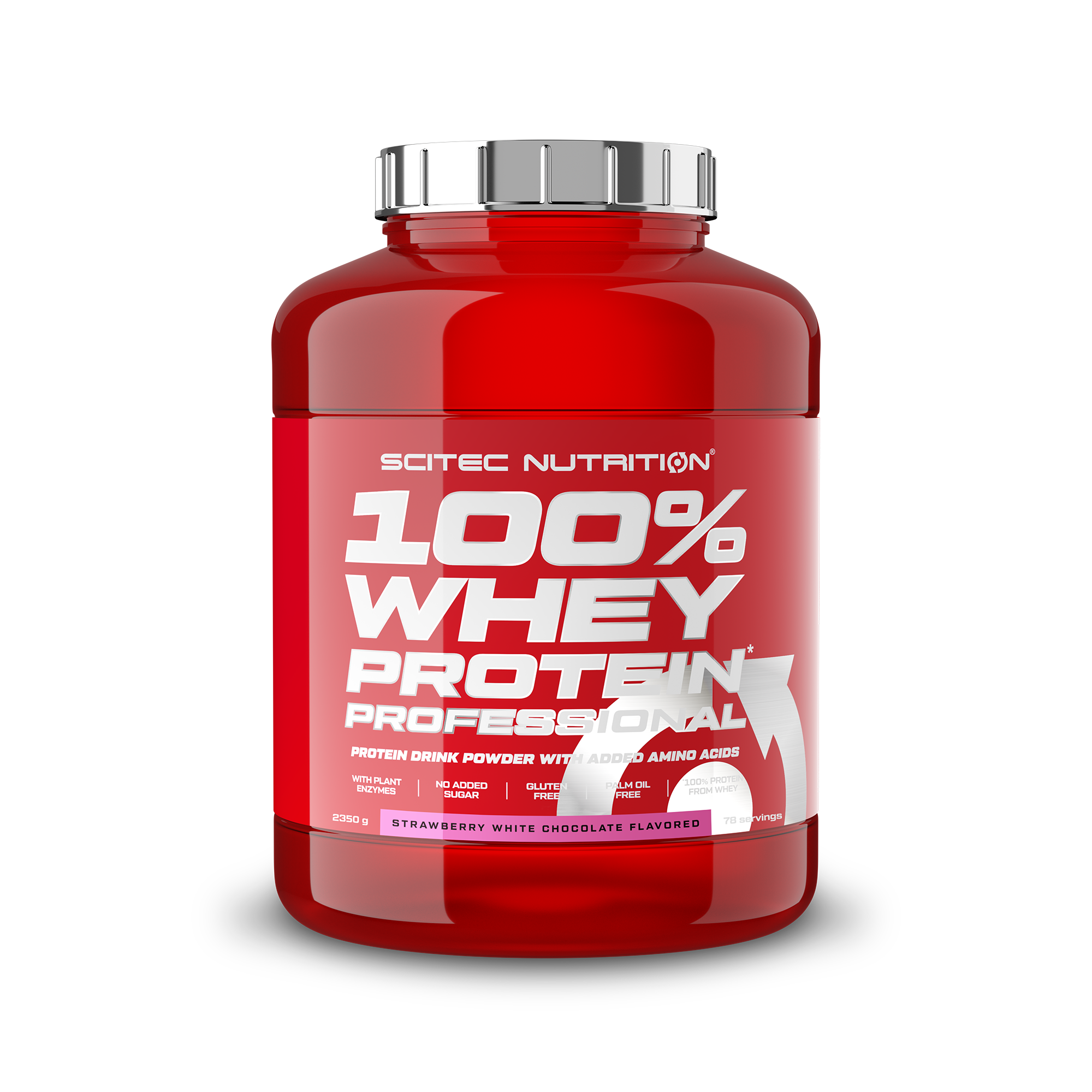 Scitec Nutrition 100% Whey Protein Professional 2350 g strawberry white chocolate