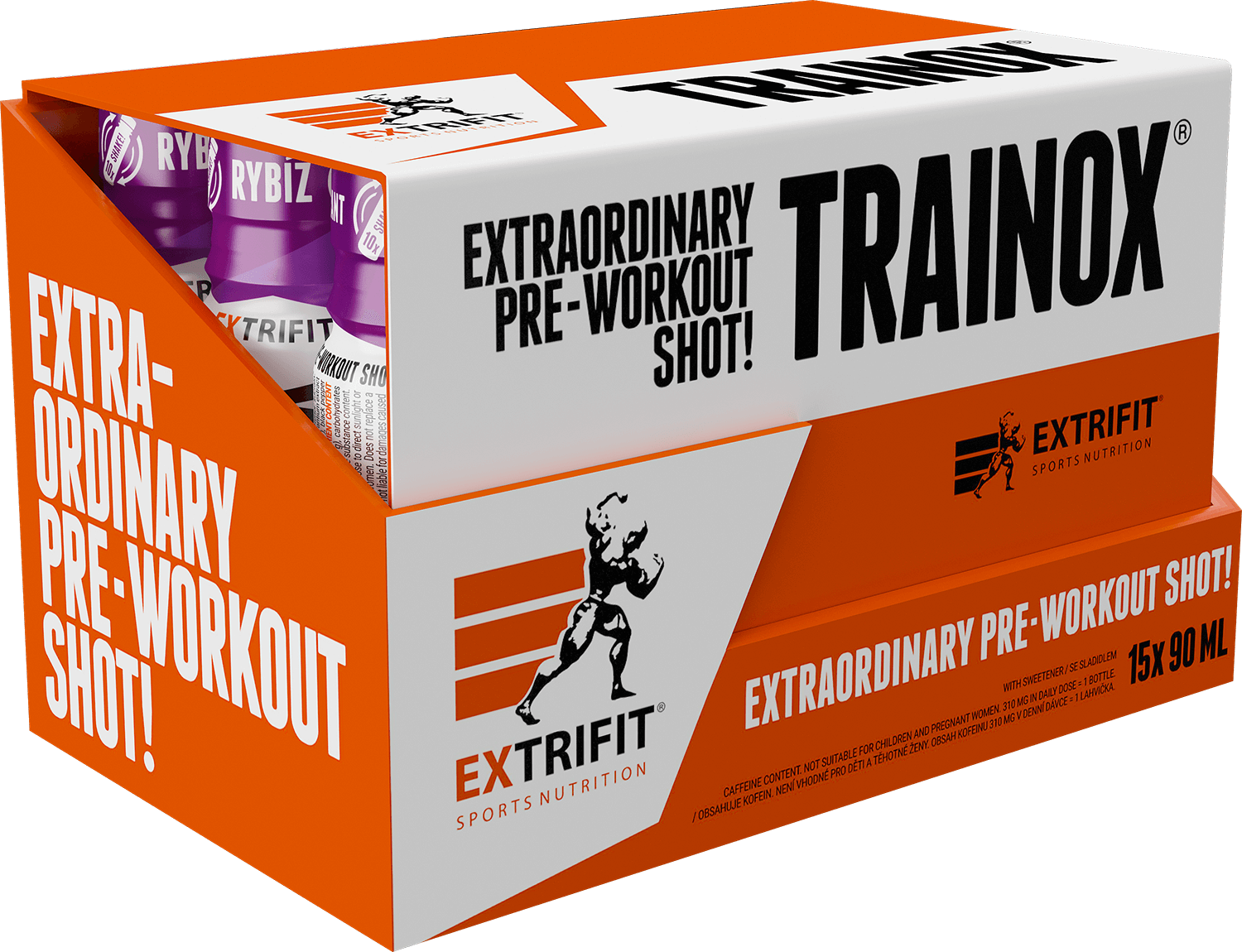 Extrifit Trainox Shot 15 x 90 ml black currant
