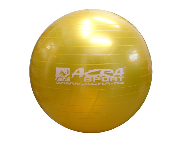 Acra Gymnastic Ball 65 cm žlutá