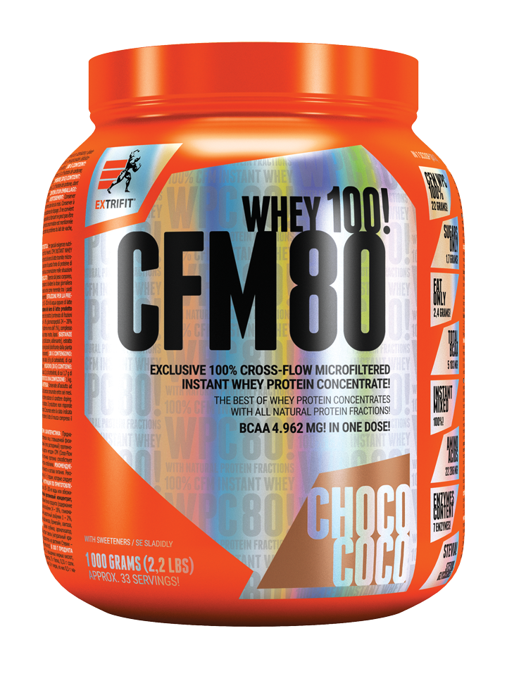 Extrifit CFM Instant Whey 80 1000 g choco coco