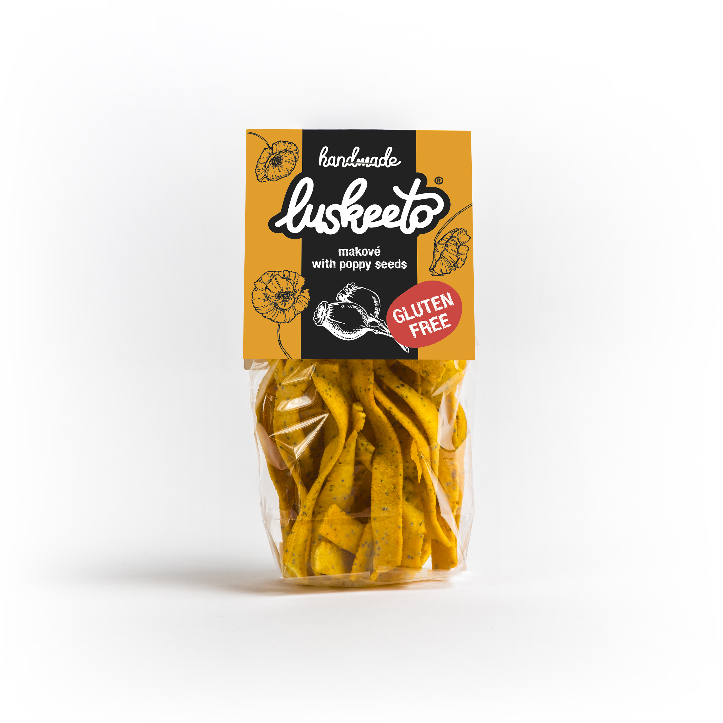 Luskeeto Luštěninové Krekry 70 g makové