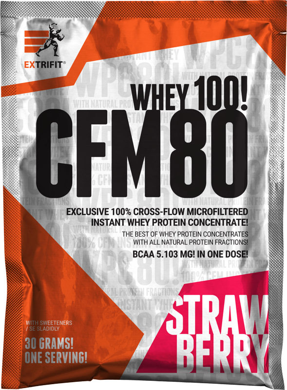 Extrifit CFM Instant Whey 80 20 x 30 g strawberry