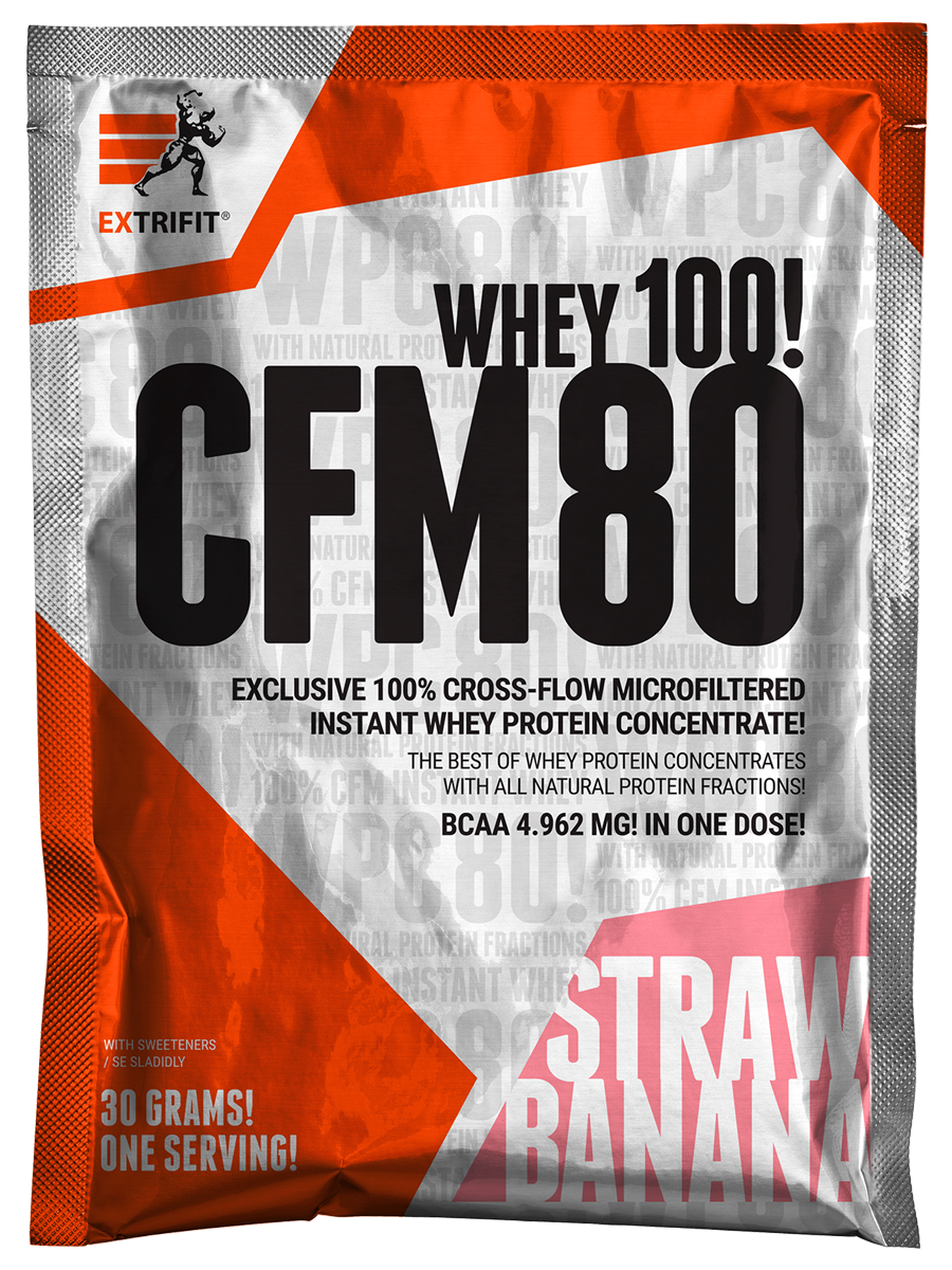 Extrifit CFM Instant Whey 80 30 g strawberry -banana