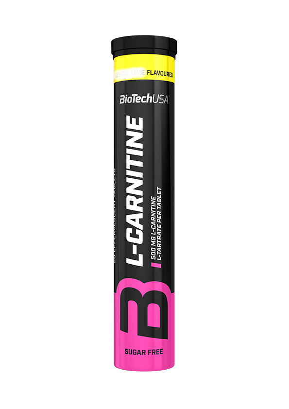 BioTech L-Carnitine 500 20 tbl blueberry raspberry (šumivé)