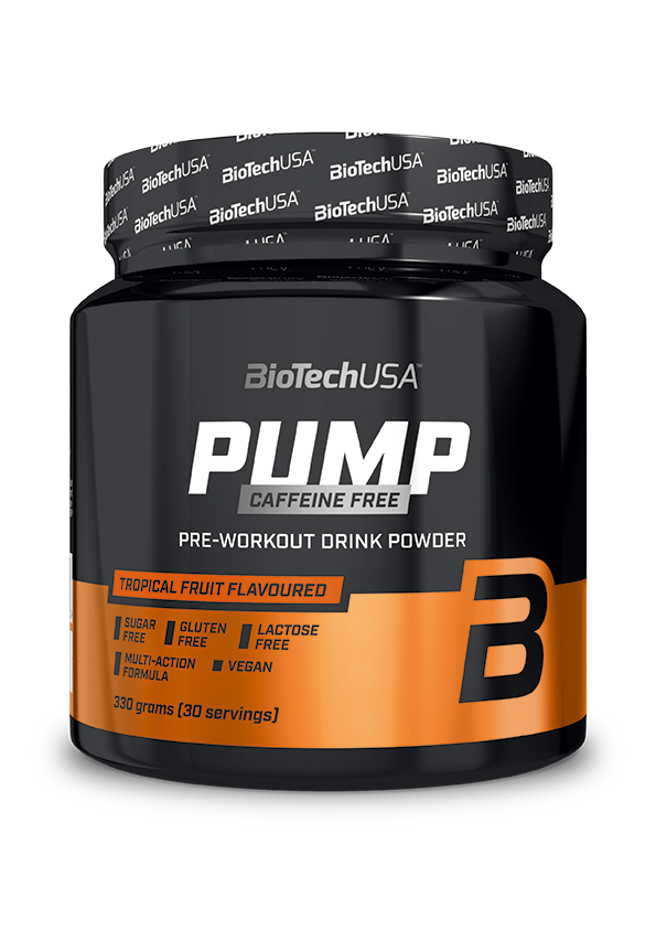 BioTech Pump Caffeine Free 330 g tropical fruit