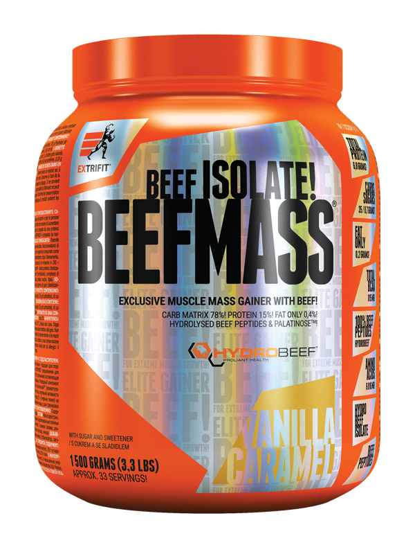 Extrifit BeefMass 1500 g vanilla caramel