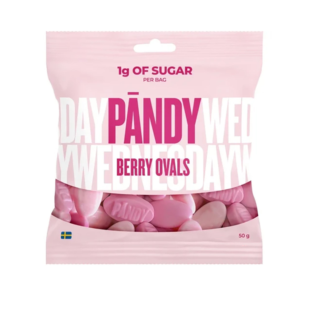 Pandy Candy 50 g berry ovals – berry ovals · 50 g