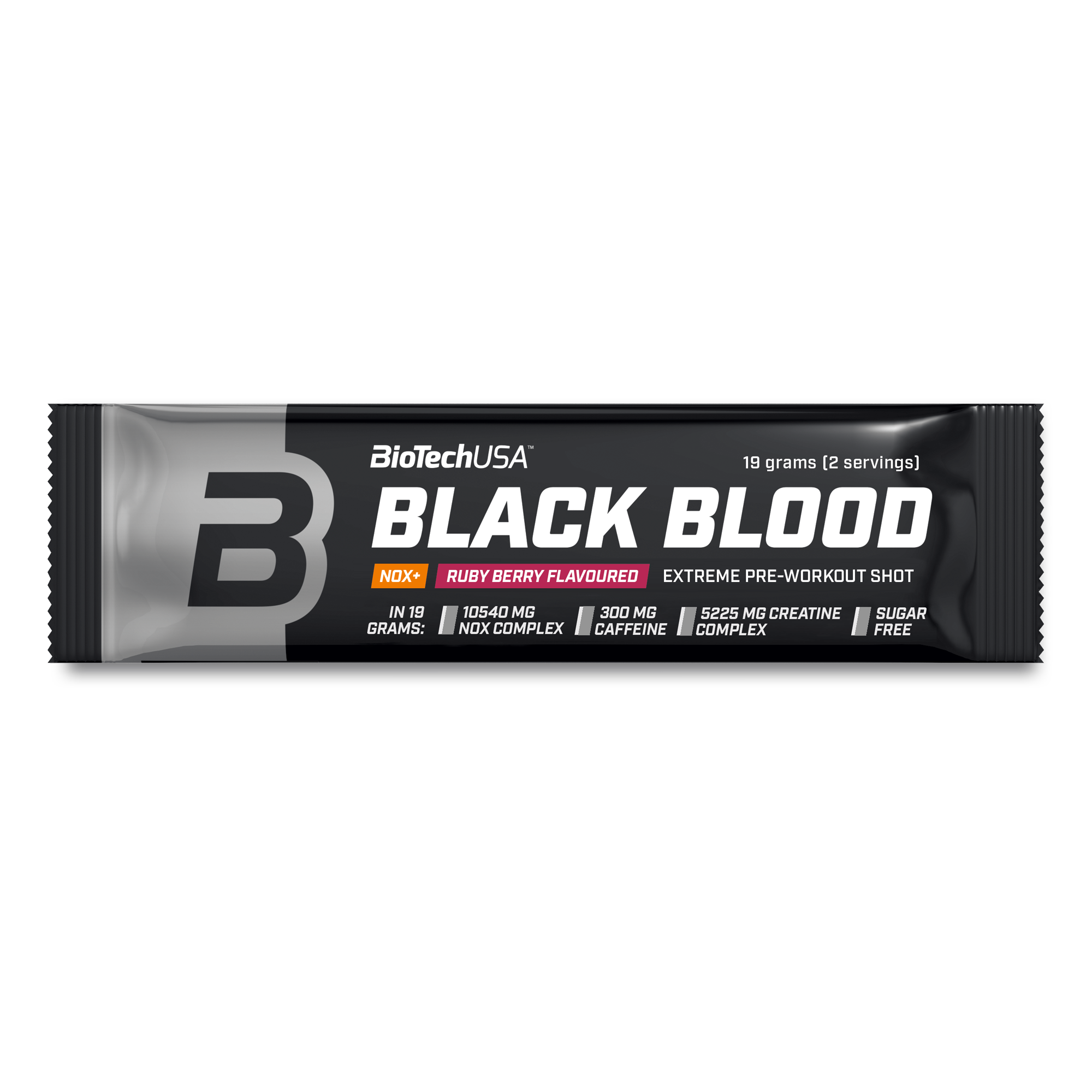 BioTech Black Blood NOX+ 19 g blueberry lime
