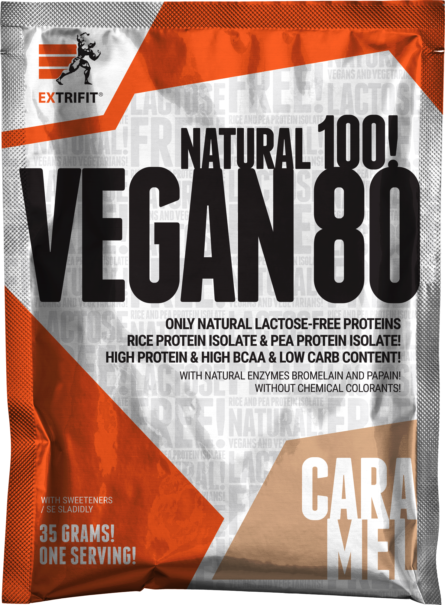 Extrifit Vegan 80 35 g caramel