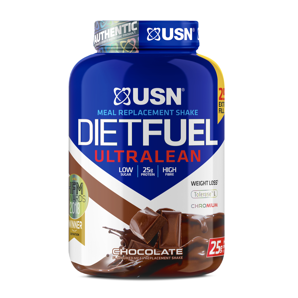 USN Diet Fuel Ultralean 2000 g čokoláda