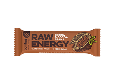 Bombus Raw Energy 50 g cocoa cocoa beans