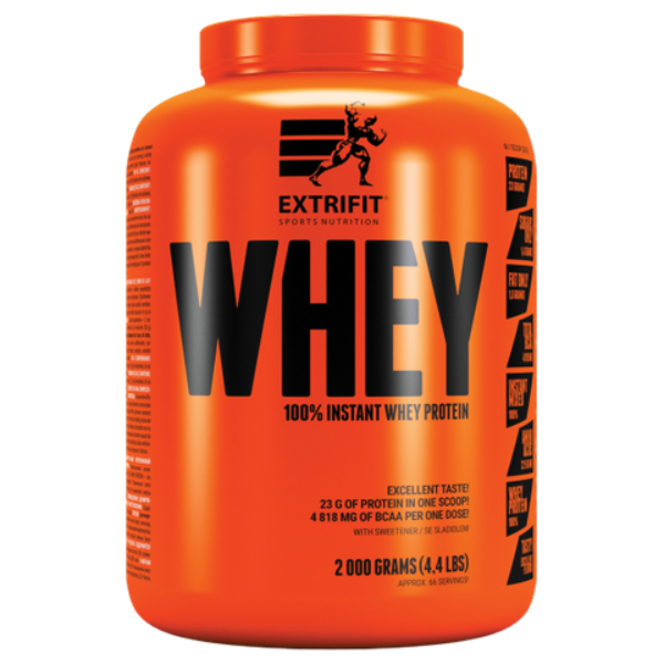AKCE Extrifit 100% Whey Protein 2000 g + ZDARMA Šejkr 600 ml