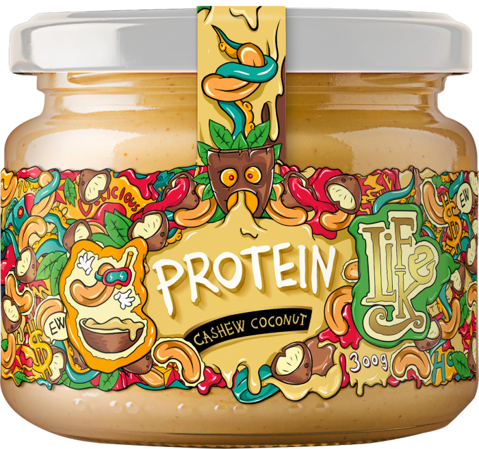 LifeLike Protein Kešu krém s kokosem 300 g