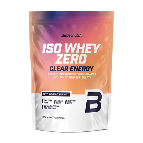 BioTech Iso Whey Zero Clear Energy 1000 g tutti frutti