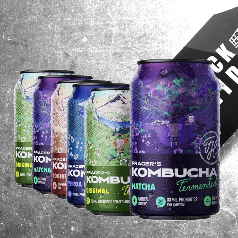 AKCE 5+1 ZDARMA Prager's Kombucha 330 ml