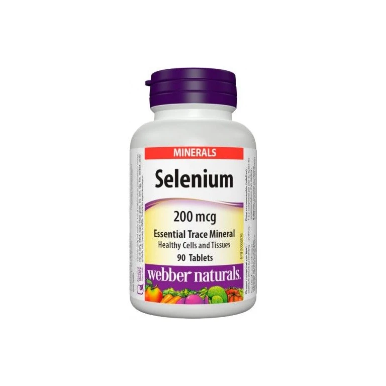 Webber Naturals Selenium 200 mcg 90 tbl