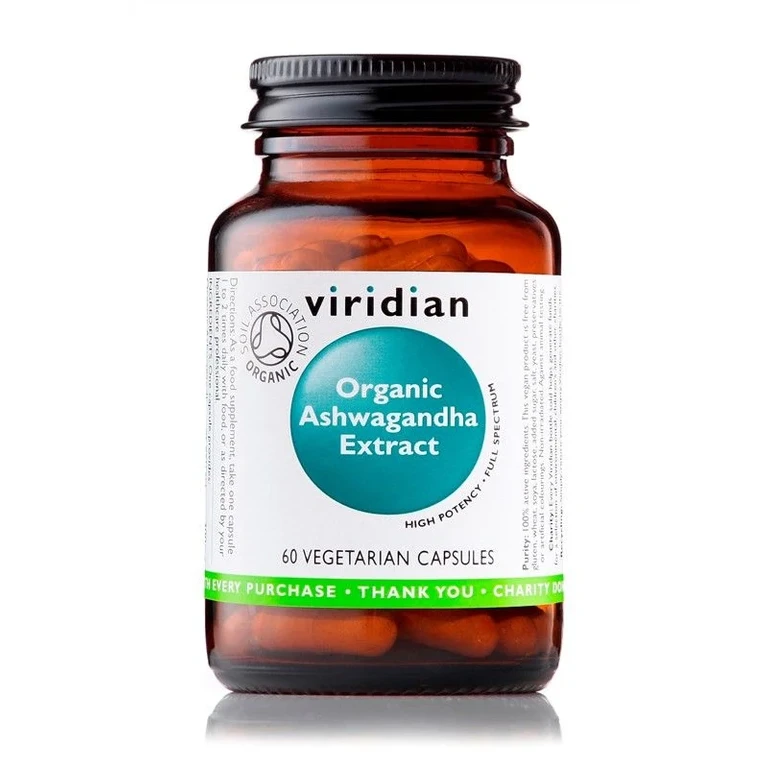 Viridian Organic Ashwagandha Extract 60 cps