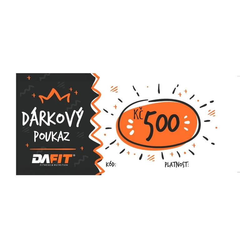 Dárkový poukaz Dafit.cz 500,-
