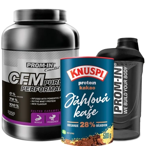 AKCE Prom-In CFM Pure Performance 2250 g + ZDARMA Kaše 500 g + Šejkr 600 ml
