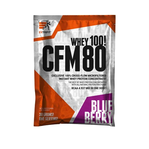 Extrifit CFM Instant Whey 80 30 g blueberry