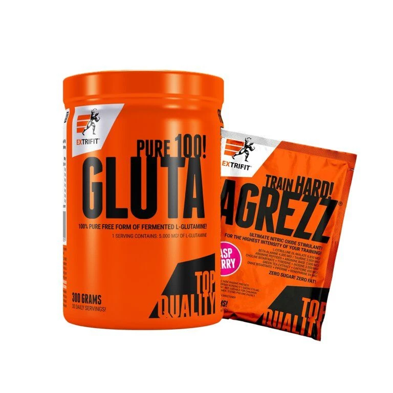 Special Offer Extrifit Gluta Pure 300 g + FREE Agrezz 20,8 g