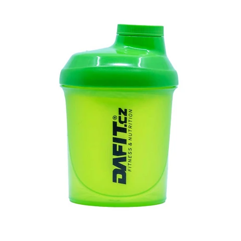Dafit shaker 300 ml light green, black logo