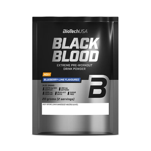 BioTech Black Blood NOX+ 20 g blueberry lime