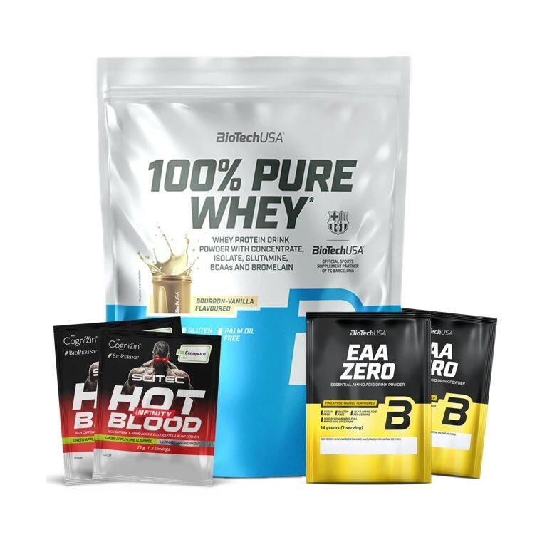 AKCE BioTech 100% Pure Whey 400 g + ZDARMA 4x vzorek