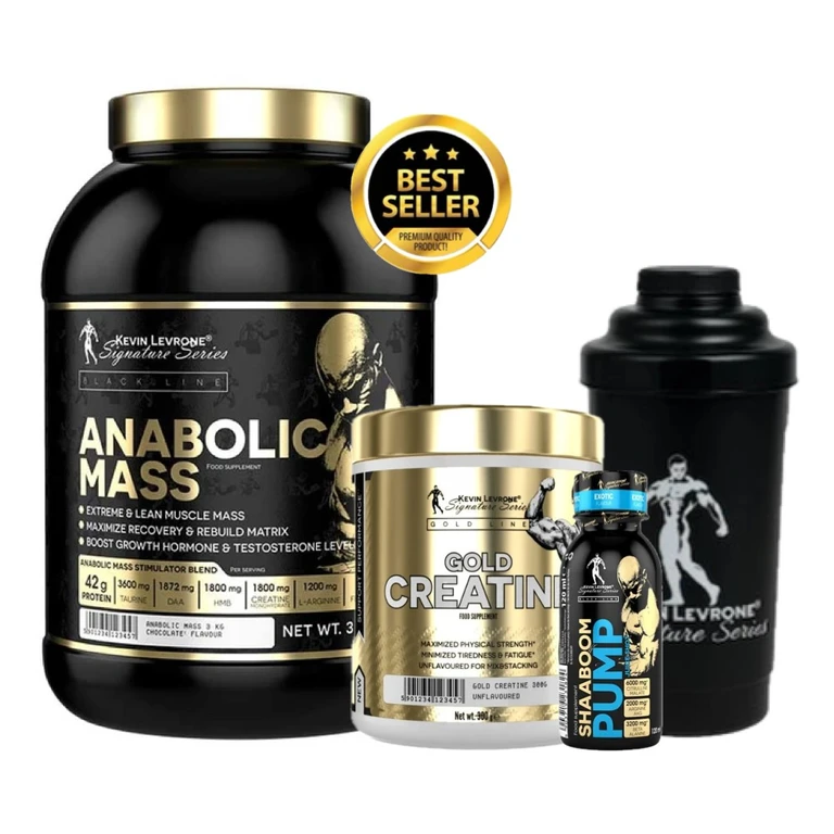 Special Offer Kevin Levrone Levrone Mass 3000 g + Creatine 300 g + FREE Shaker + 1x sample