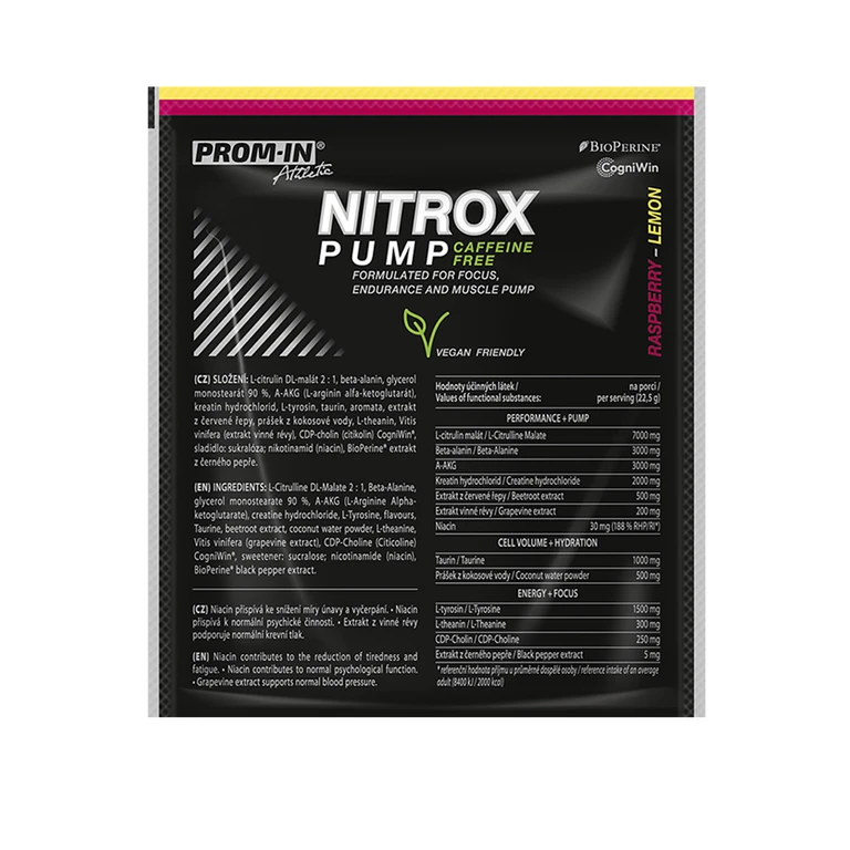 Prom-In Nitrox Pump Caffeine Free 22,5 g