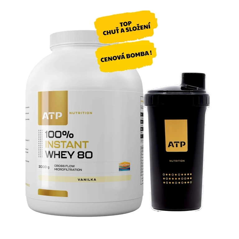 Special Offer ATP 100% Instant Whey 80 2000 g + FREE Shaker 700 ml