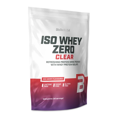BioTech Iso Whey Zero Clear 1000 g red berry
