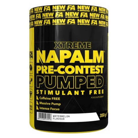 Fitness Authority Napalm Pre-Contest Pumped Stimulant Free 350 g mango lemon