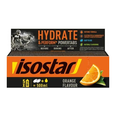 Isostar Power Tabs 10 tbl x 12 g orange