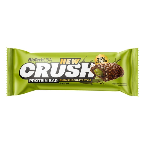 BioTech Crush Protein Bar 45 g dubai chocolate style