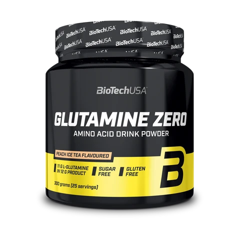 BioTech Glutamine Zero 300 g peach ice tea