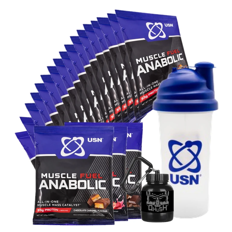 Special Offer 20x USN Muscle Fuel 50 g + FREE Shaker 500 ml + dispenser