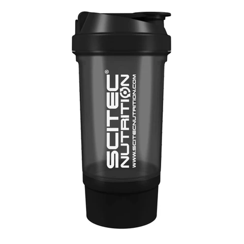 Scitec Nutrition Shaker 500 + 120 ml black