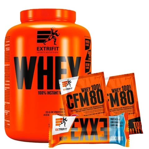 AKCE Extrifit 100% Whey Protein 2000 g + ZDARMA 3x vzorek