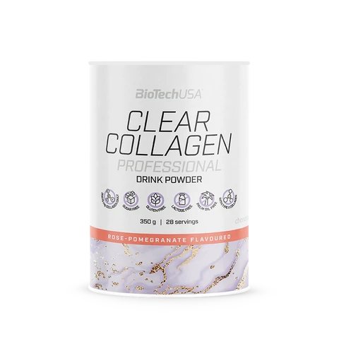 BioTech Clear Collagen 350 g rose pomegranate