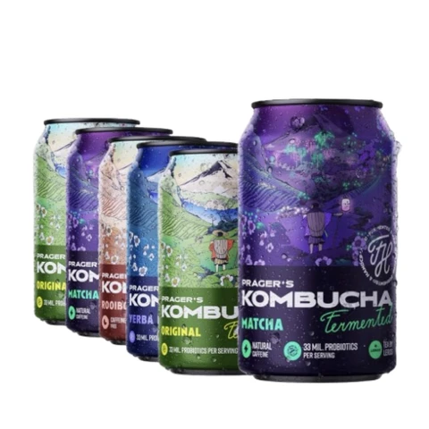 AKCE 5+1 ZDARMA Prager's Kombucha 330 ml