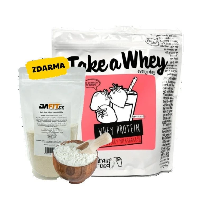 AKCE Take-a-Whey Whey Protein 907 g + ZDARMA Dafit Kaše rýžová 300 g