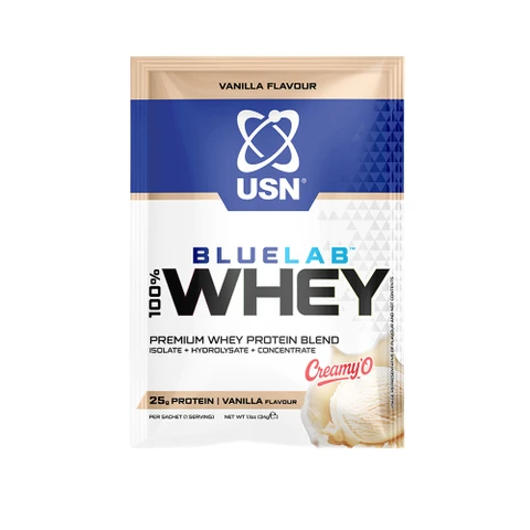 USN BlueLab 100% Whey Protein Premium 34 g vanilka