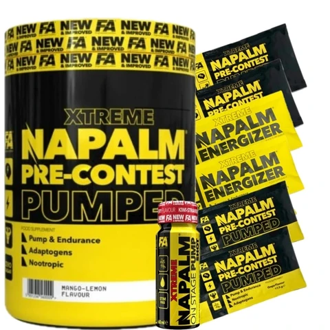 Special Offer Fitness Authority Napalm Pre-Contest Pumped 350 g + FREE 7x sample