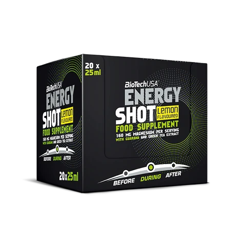 BioTech Energy Shot 20 x 25 ml lemon