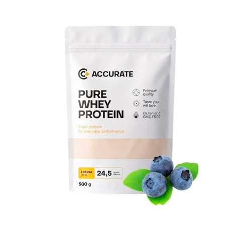 Accurate+ Pure Whey 500 g blueberry