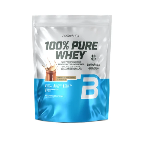 BioTech 100% Pure Whey 900 g caramel cappuccino
